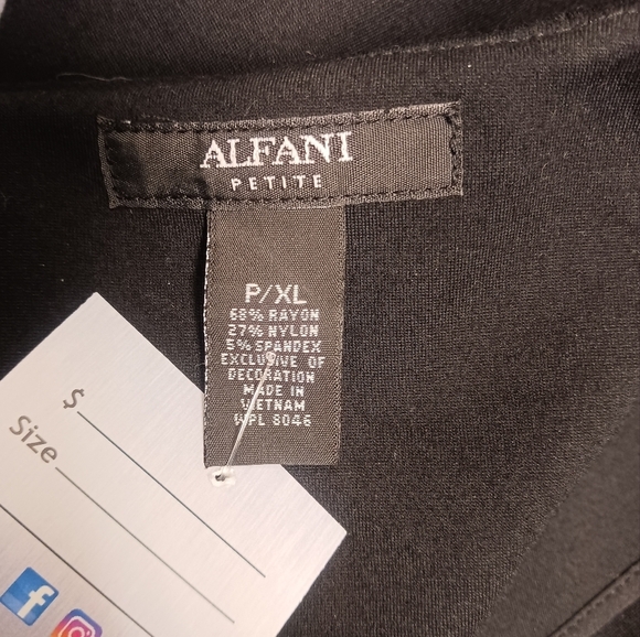 Alfani Petite Metallic-Embroidered Jacket Size P/XL - Picture 7 of 7